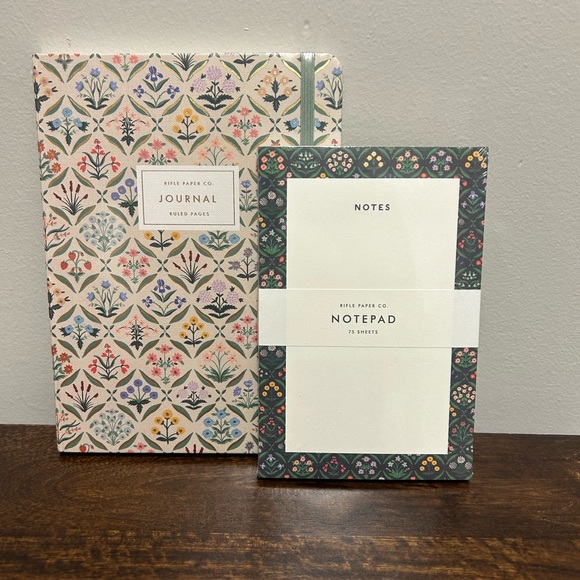 New! Rifle Paper Co. Journal & Notepad - Picture 1 of 12